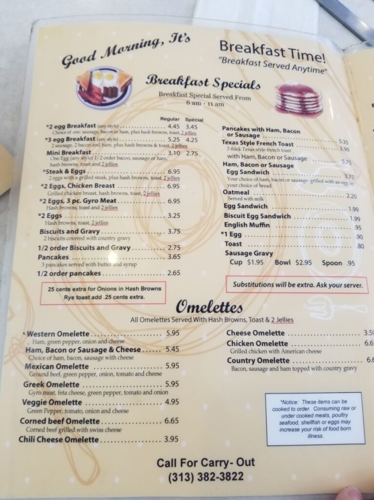 Melvindale Coney Island Menu 6